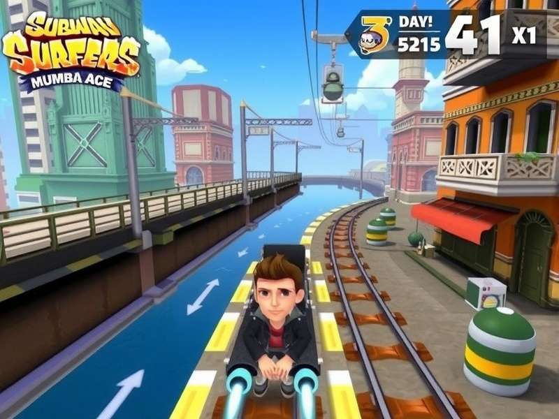 Subway Surfers Mumbai Ace gameplay screenshot